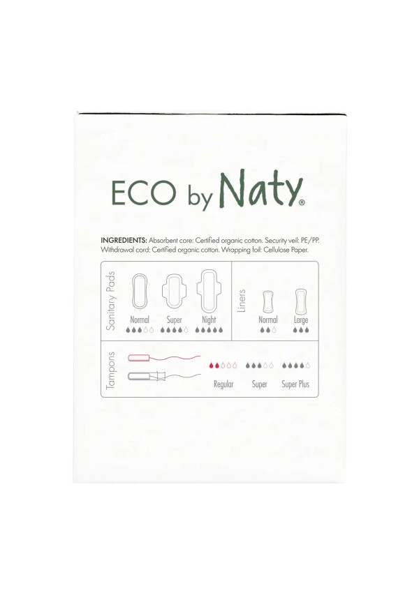 Тампони Eco by Naty Regular 2 каплі 18 шт