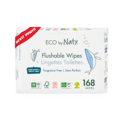Вологий туалетний папір Eco by Naty 168 шт