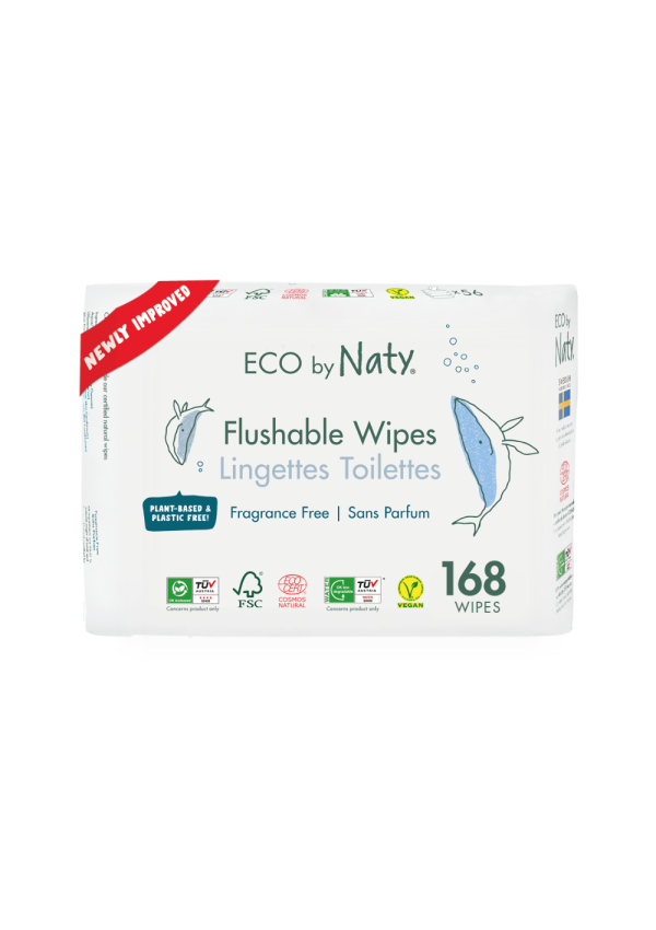 Вологий туалетний папір Eco by Naty 168 шт