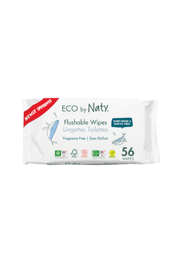 Вологий туалетний папір Eco by Naty 56 шт