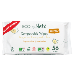 Серветки Eco by Naty без запаху 56 шт