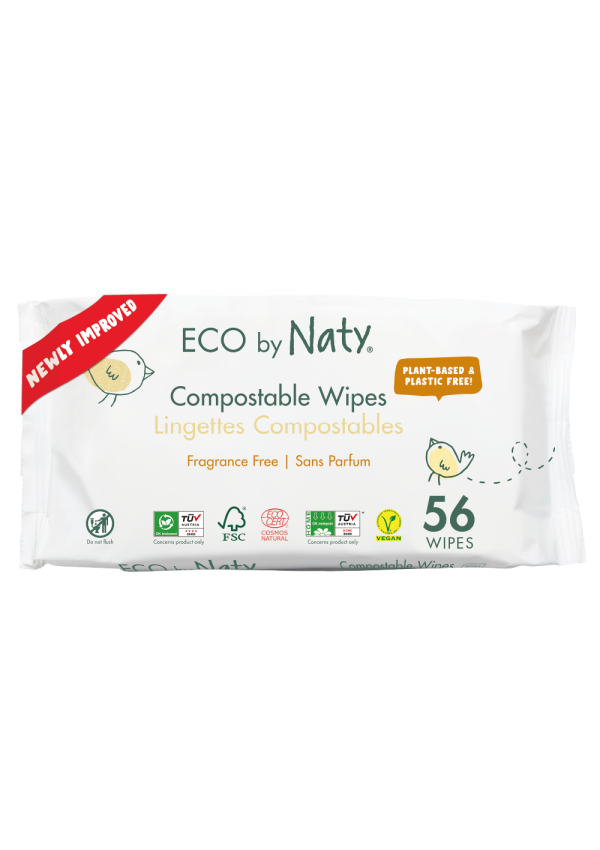 Серветки Eco by Naty без запаху 56 шт