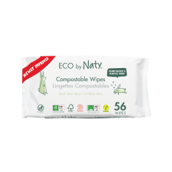 Серветки Eco by Naty з алоє 56 шт