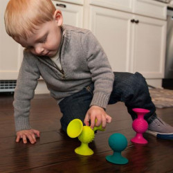 Набір сенсорних брязкалець Fat Brain Toys pipSquigz 3 шт. 
