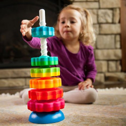 Пірамідка гвинтова тактильна Fat Brain Toys SpinAgain