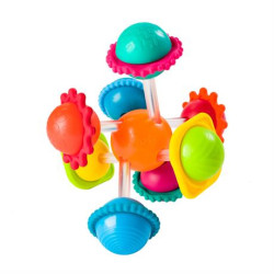 Прорізувач для зубів Сенсорні кулі Fat Brain Toys Wimzle