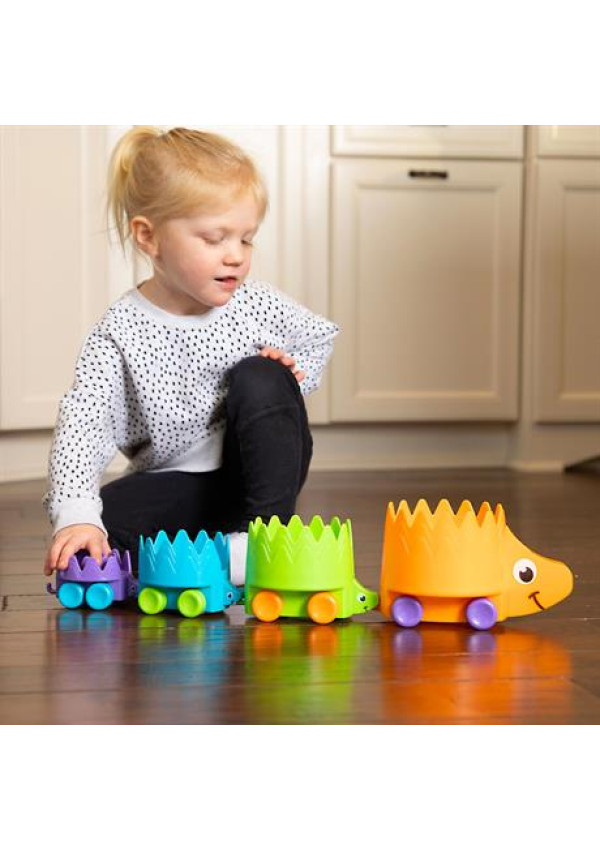 Пірамідка-каталка Їжачки Fat Brain Toys Hiding Hedgehogs