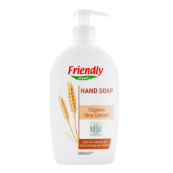 Органічне рідке мило для рук з екстрактом рису Friendly Organic 500 мл