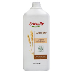 Рідке мило для рук Friendly Organic з екстрактом рису 1л