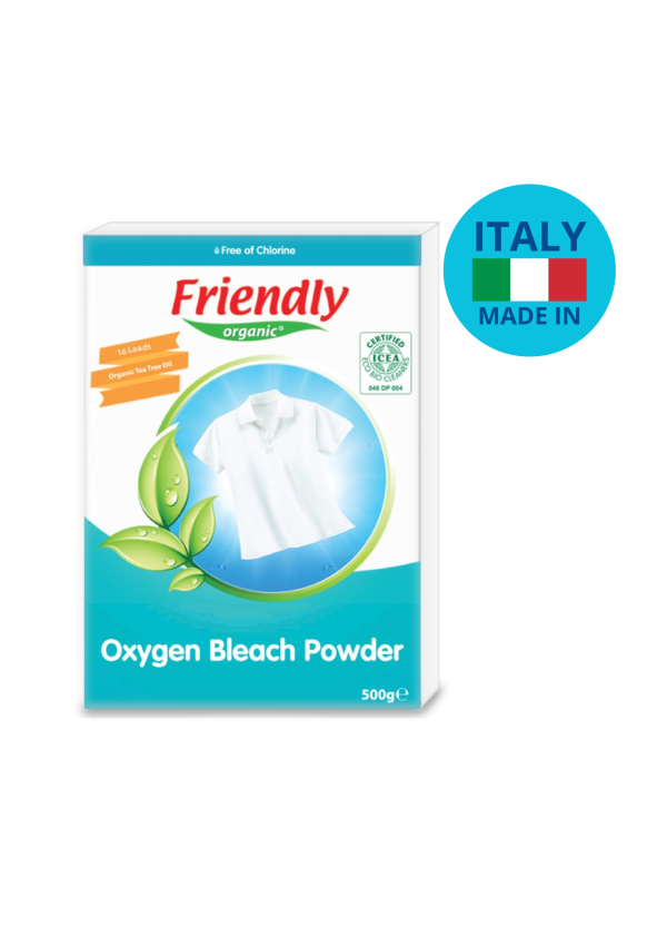Органічний кисневий порошок для видалення плям Friendly Organic 500 гр