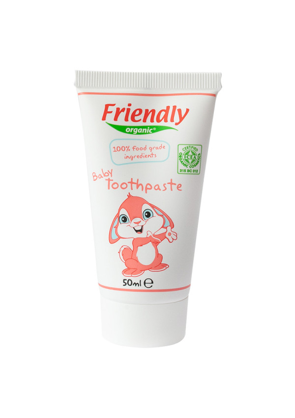 Органічна дитяча зубна паста Friendly Organic 50 мл
