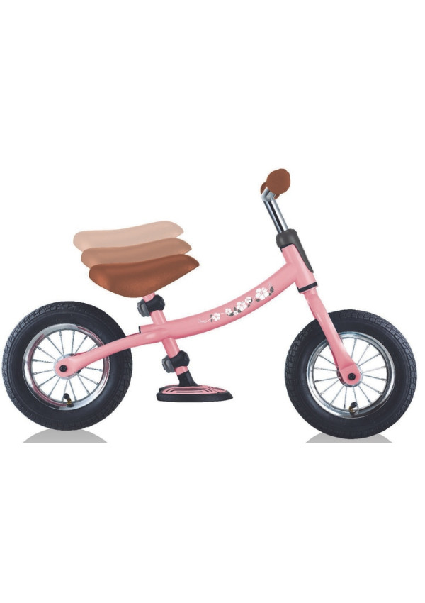 Біговел (самокат) GLOBBER серІЇ GO BIKE AIR, пастельний рожевий, до 20кг, 3+