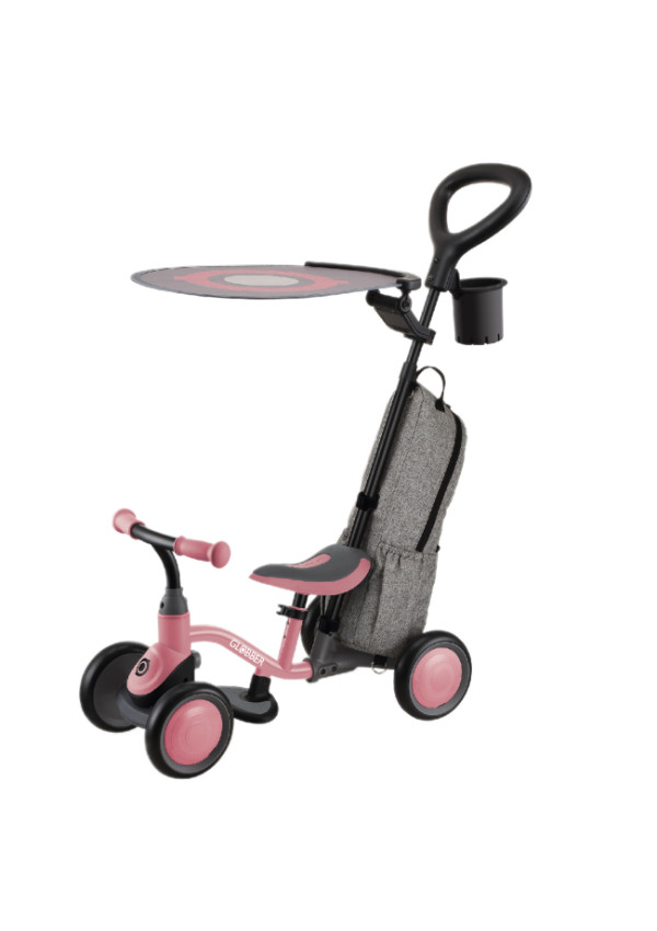 Біговел дитячий GLOBBER серії LEARNING BIKE 3в1 DELUXE, пастельно-рожевий, до 20кг