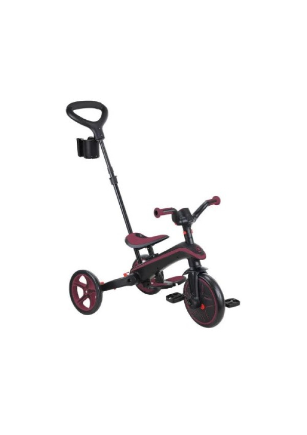 Велосипед дитячий GLOBBER серії EXPLORER TRIKE FOLDABLE 4в1, бордовий, до 20кг, 3 колеса