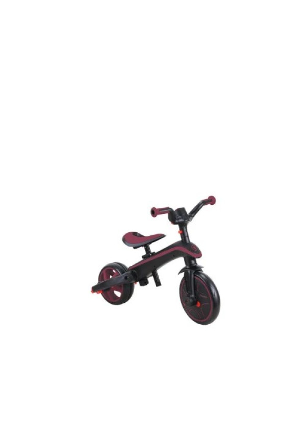 Велосипед дитячий GLOBBER серії EXPLORER TRIKE FOLDABLE 4в1, бордовий, до 20кг, 3 колеса