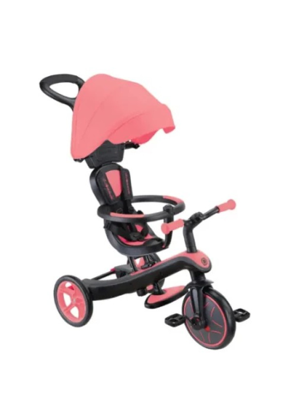 Велосипед дитячий GLOBBER серії EXPLORER TRIKE FOLDABLE 4в1, рожевий, до 20кг, 3 колеса