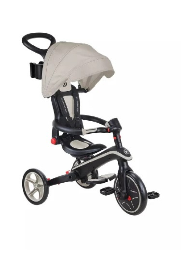 Велосипед дитячий GLOBBER серії EXPLORER TRIKE FOLDABLE 4в1, пісочний, до 20кг, 3 колеса