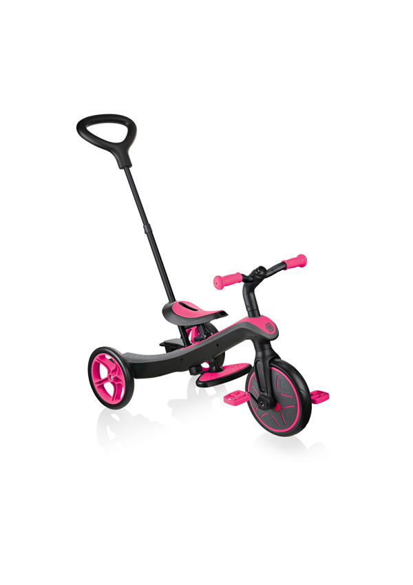 Велосипед дитячий GLOBBER серії EXPLORER TRIKE 4в1, рожевий, до 20кг, 3 колеса