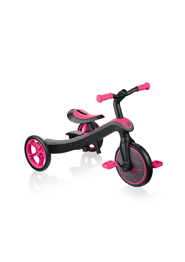 Велосипед дитячий GLOBBER серії EXPLORER TRIKE 4в1, рожевий, до 20кг, 3 колеса