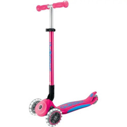 Самокат GLOBBER серії ELITE LIGHTS, фуксія, колеса з підсвіткою, 50кг, 3+