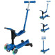 Самокат GLOBBER серії GO UP SPORTY 360 синій, до 20/50кг 1+, колеса з підсвіткою