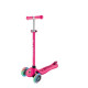 Самокат GLOBBER серії GO UP SPORTY 360 фуксія, до 20/50кг 1+, колеса з підсвіткою