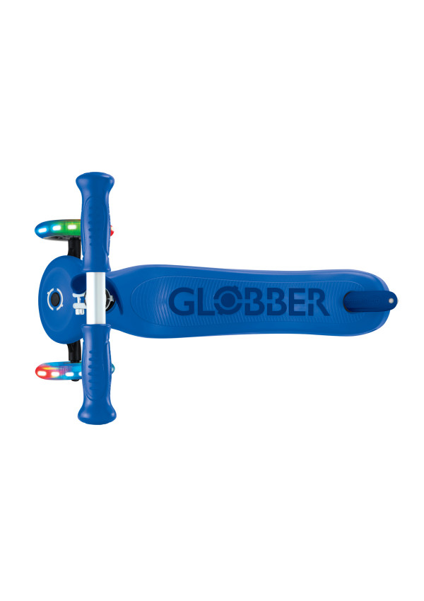 Самокат GLOBBER серії GO UP SPORTY синій, до 20/50кг 1+, колеса що світяться