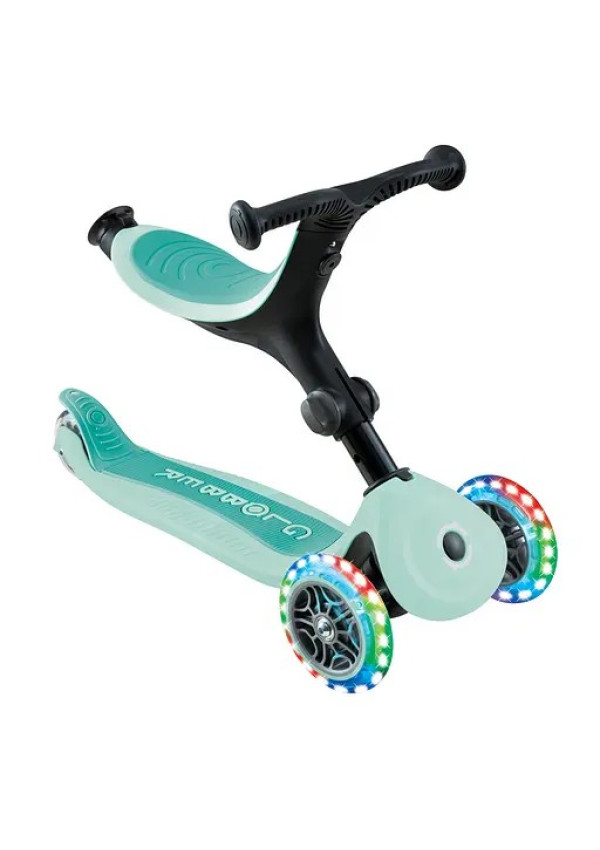 Самокат GLOBBER серії GO UP ACTIVE 360 м'ятний, до 20/50кг, 1+, колеса світяться