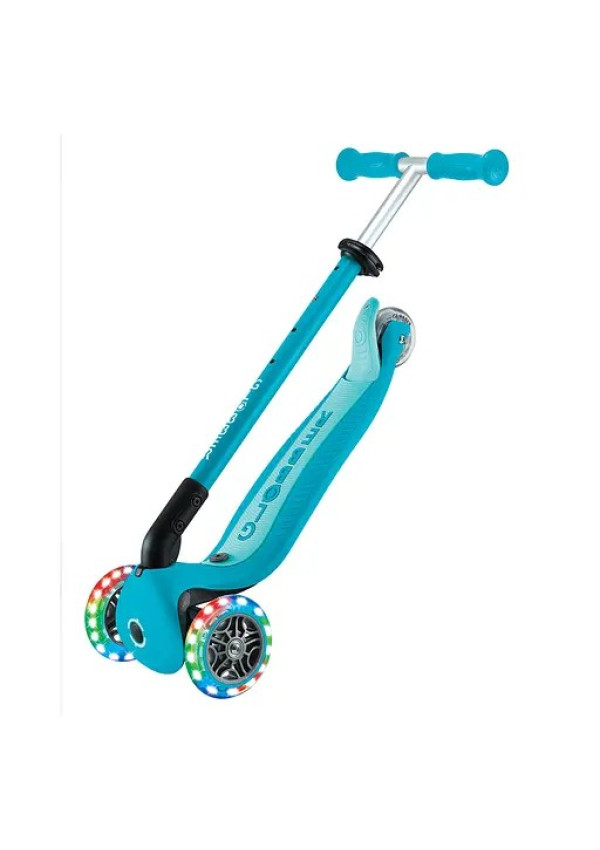 Самокат GLOBBER серії GO UP ACTIVE 360 аква, до 20/50кг, 1+, колеса що світяться