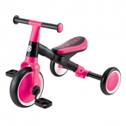 GLOBBER Велосипед дитячий серії LEARNING TRIKE 2в1, фуксія, до 20кг, 3 колеса