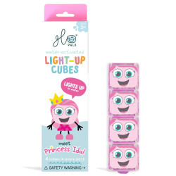 Glo Pals Набір світлових кубиків Принцеса Іда (рожевий), 4 шт.