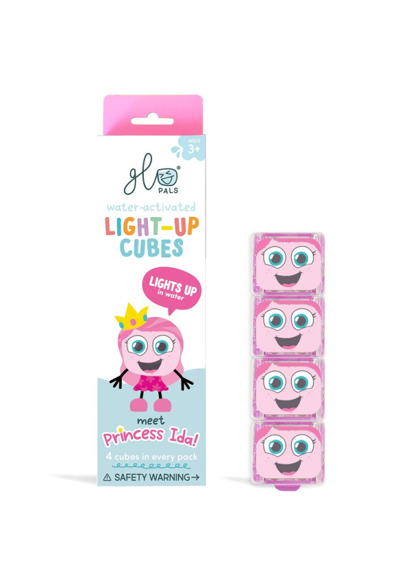 Glo Pals Набір світлових кубиків Принцеса Іда (рожевий), 4 шт.