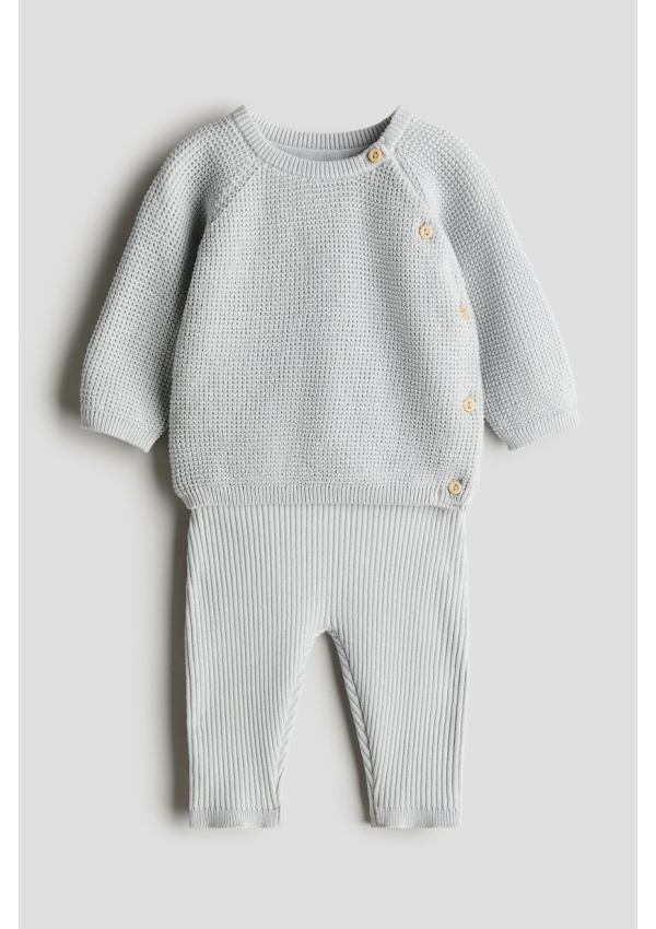 H&M Штанці+кофта блакитна