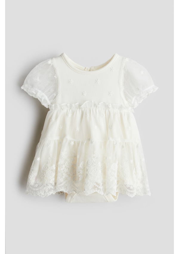 H&M Сукня-боді з мереживом