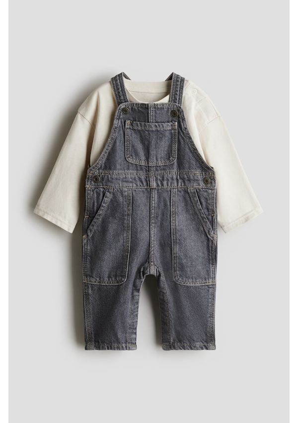 H&M Комбінезон+кофтинка