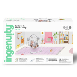 Ingenuity Крісло-гойдалка Comfort 2 Go – Cuddle Lamb