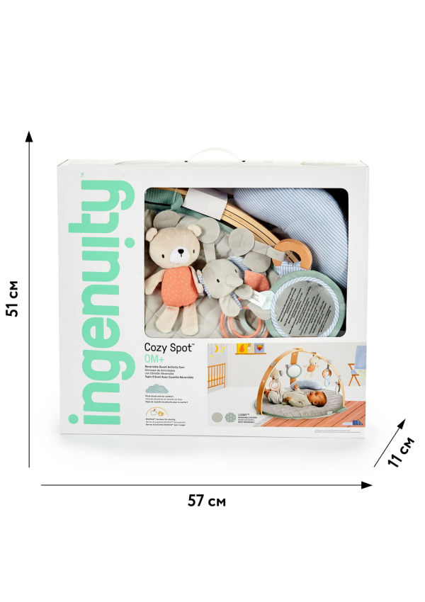 Ingenuity Розвиваючий килимок Cozy Spot