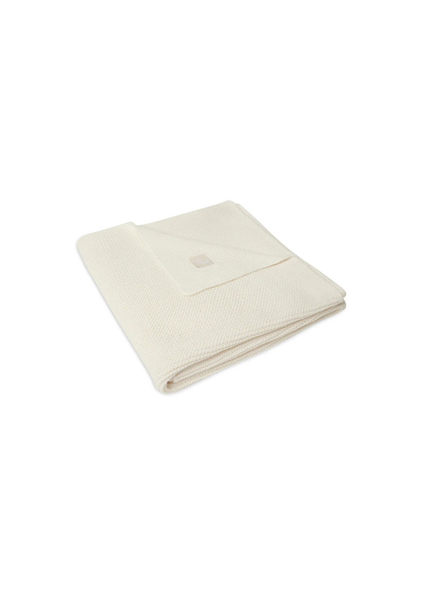 Колискова в’язана ковдра Jollein Basic Knit 75×100, айворі