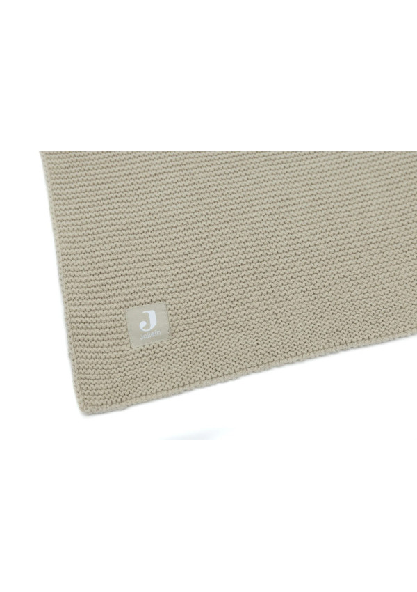 Колискова ковдра Jollein 75×100 см, Basic Knit, оливково-зелений
