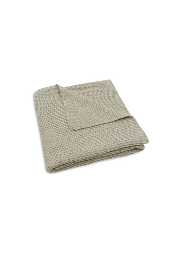Колискова ковдра Jollein 75×100 см, Basic Knit, оливково-зелений