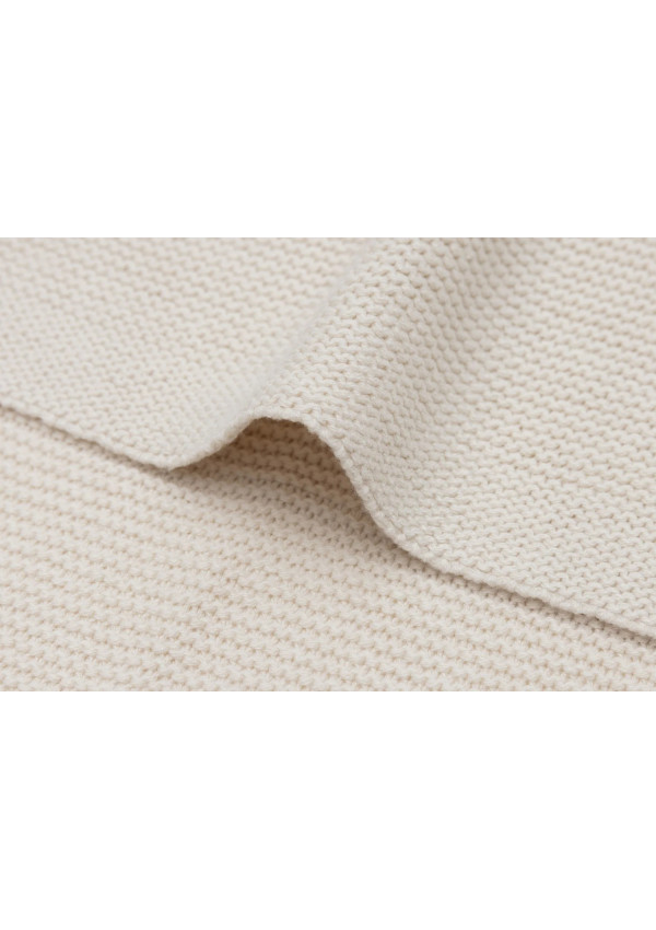 Колискова ковдра Jollein 75×100 см, Basic Knit, вівсяний