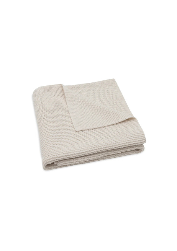 Колискова ковдра Jollein 75×100 см, Basic Knit, вівсяний