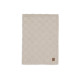 Колискова в’язана ковдра Jollein Box Knit 75×100, теплий пісок GOTS