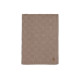 Колискова ковдра Jollein 75×100 см, Box Knit колір молочної кави GOTS