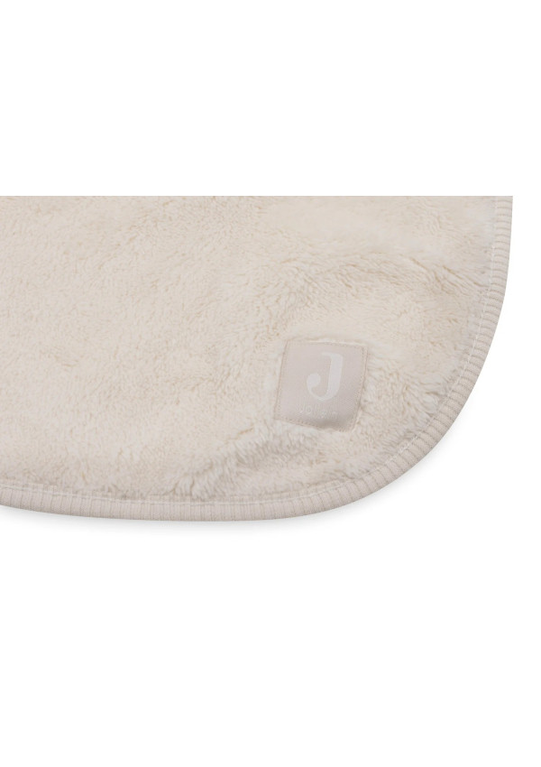 Колискова двостороння ковдра Jollein Sherpa/Jersey 75×100, вівсяна