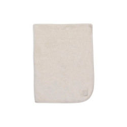 Колискова двостороння ковдра Jollein Sherpa/Jersey 75×100, вівсяна