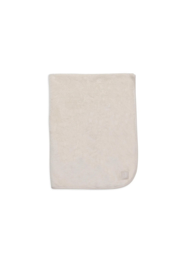 Колискова двостороння ковдра Jollein Sherpa/Jersey 75×100, вівсяна