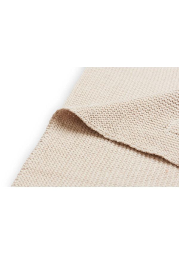 Дитяча в’язана ковдра Jollein Basic Knit 100×150, нуга