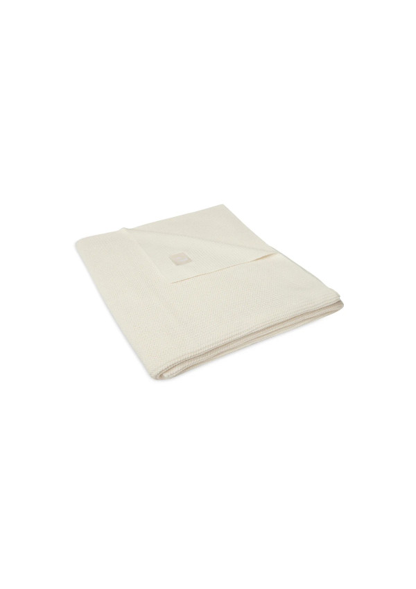 Дитяча в’язана ковдра Jollein Basic Knit 100×150, айворі