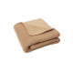 Колискова в’язана ковдра Jollein Basic Knit 75×100, бісквіт/фліс